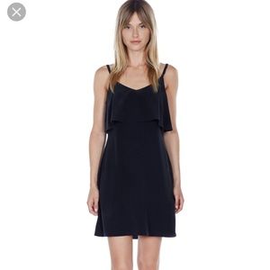 Joie Parthena B Black Silk Dress